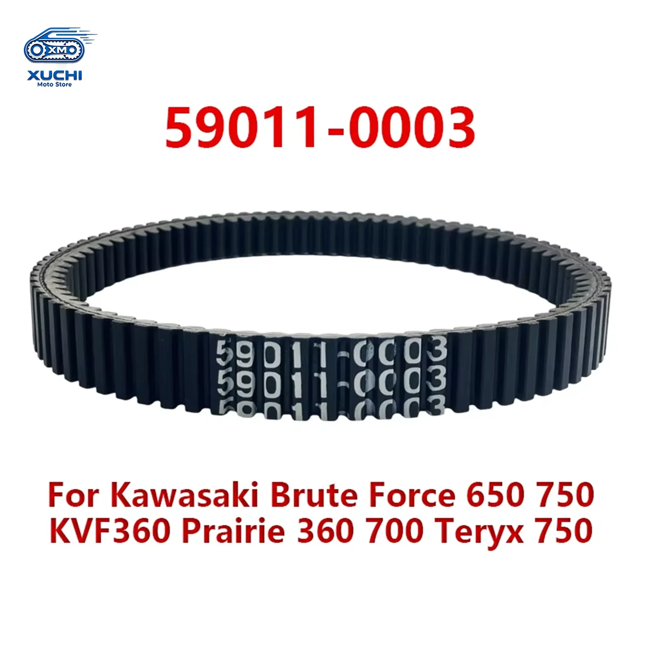 High Quality Motorcycle Drive Belt 59011-0003 For Kawasaki Brute Force 650 750 KVF360 Prairie 360 700 Teryx 750
