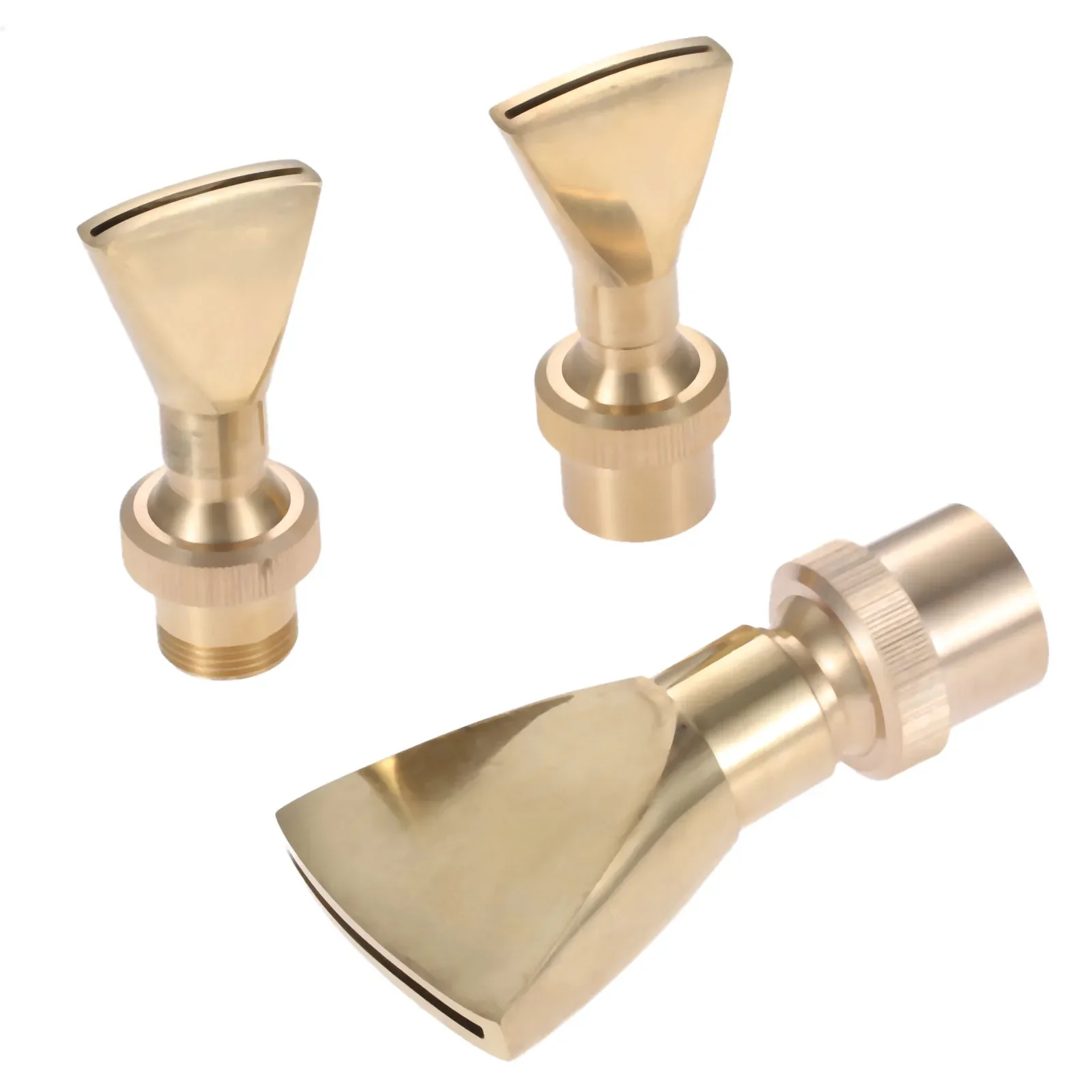 

1Pc DN15/20/25 Fountain Nozzle Brass Fan-shaped Fountain Nozzle For Pond Garden Landscape Places 20/25/32mm Corrosion Resistant