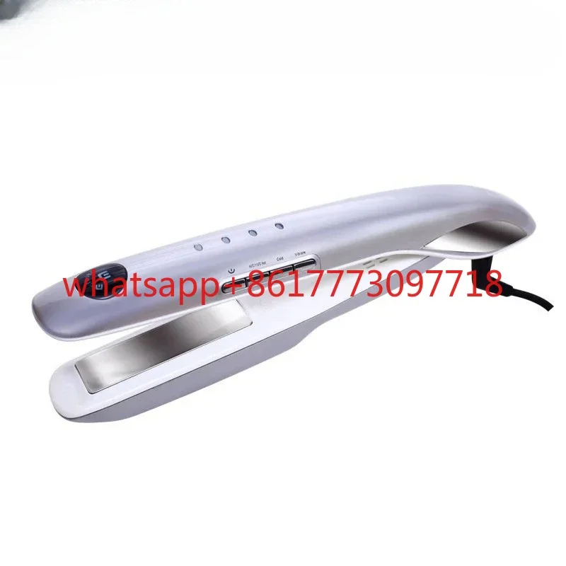 

Hairdressing with red and blue light wave care plate hot and cold hair scales repair frizz damage low temperature introduction
