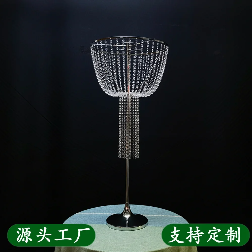 Wedding props acrylic crystal bead curtain road guide window stage wedding venue arrangement decorative flower utensils