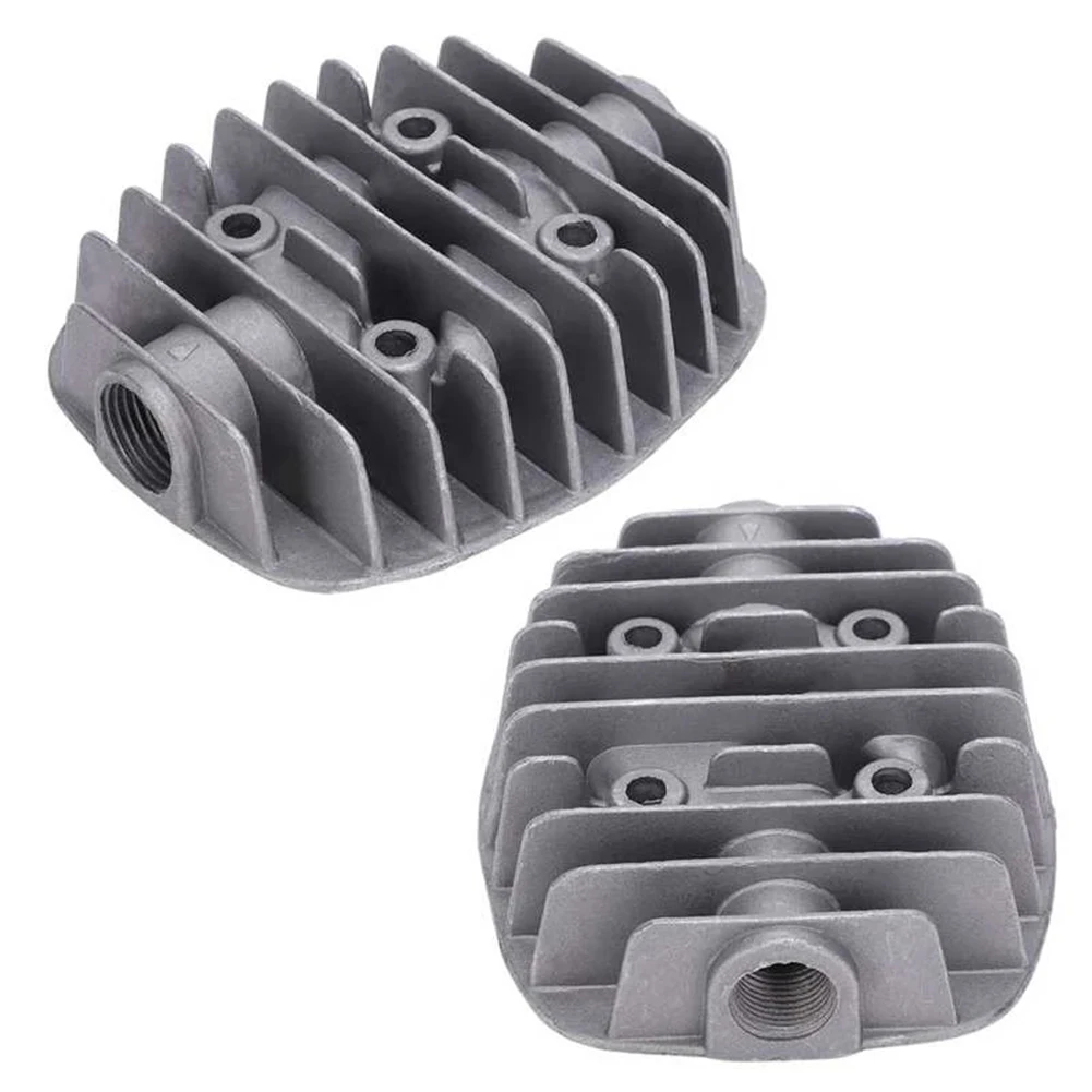 

Heat Dissipation Cylinder Head for Air Compressor G1/2in G3/8in Inner Thread Diameter Suitable for Replacement Reliable and Safe