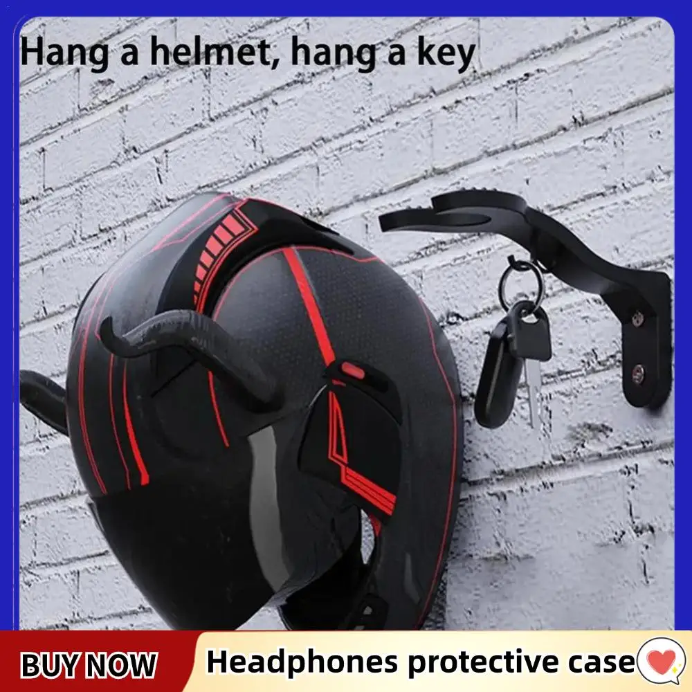 Motorcycle Head Gear Hook Motorcycle Helmet Holder Helmet Hook Wall Mount Football Bicycle Hat Hanger Stand for Caps wall rack