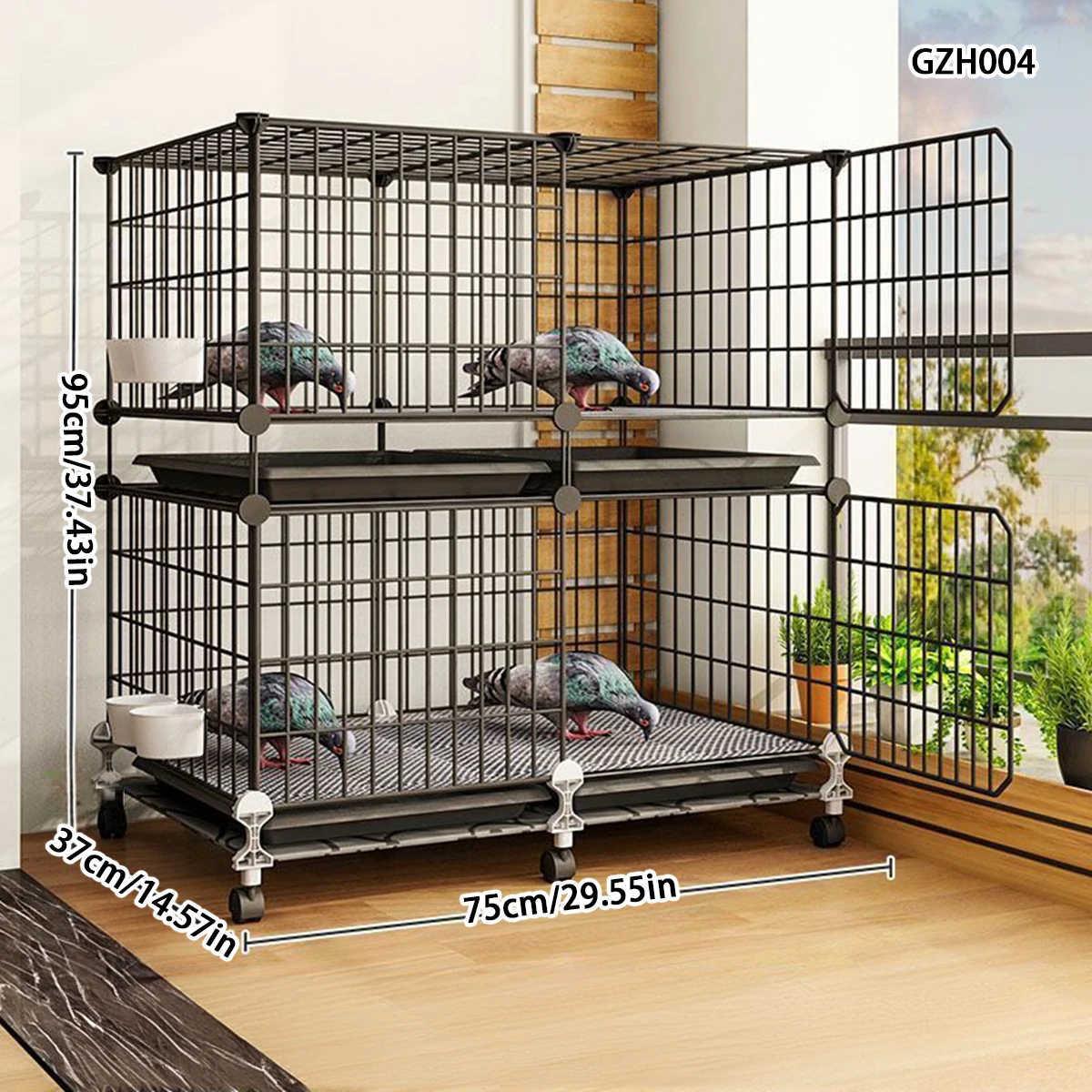 Extra Large Pigeon Cage for Home Breeding, Special for Raising Pigeons and Homing Pigeons, Matching Meat Pigeons, Breeding Pigeon Cage, Pigeon