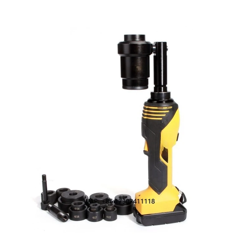 HHZD-60K Rechargeable Battery Operated Hydraulic Punching Driver Portable Tool Set for Punching Work Customized Puncher