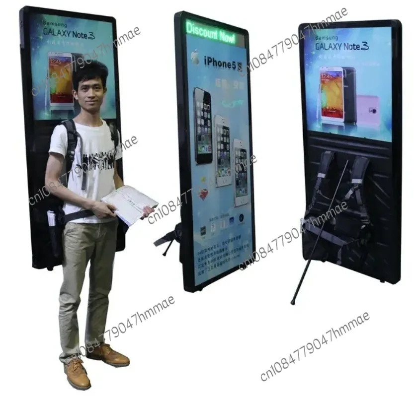 32inch LCD Digital Walker Billboard Backpack Walking Billboard Human Walking Advertising Billboard