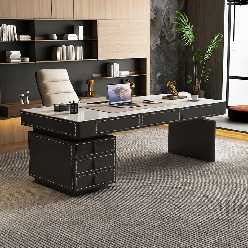 Drawer Standing Office Desk Storage Design Nordic Multifunctional Office Desk Display Aesthetic Ufficio Commercial Furniture