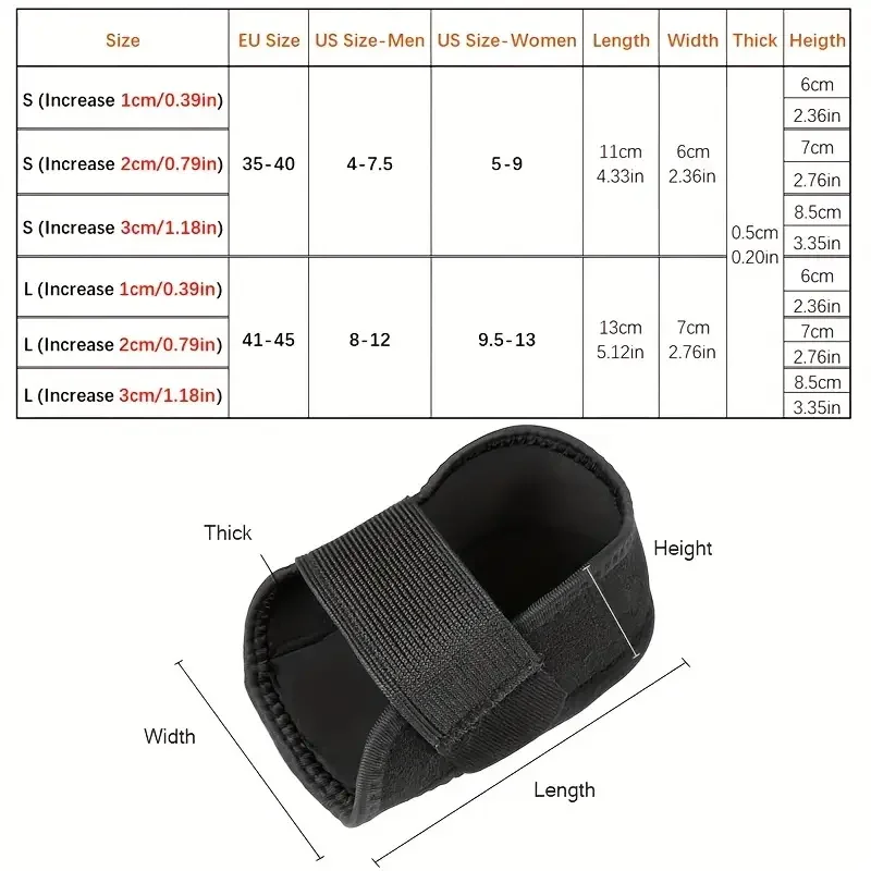 1 Pair Silicone Gel Heel Protectors - Soft Cushion Support Inserts for Blister, Cracked Foot, Plantar Fasciitis, and Spur Relief