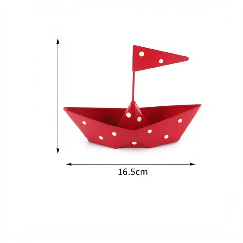 Nordic Retro Iron Sailing Ship Ornament Creative Desk Sculpture For Living Room Bedroom Office Study Table Decoration