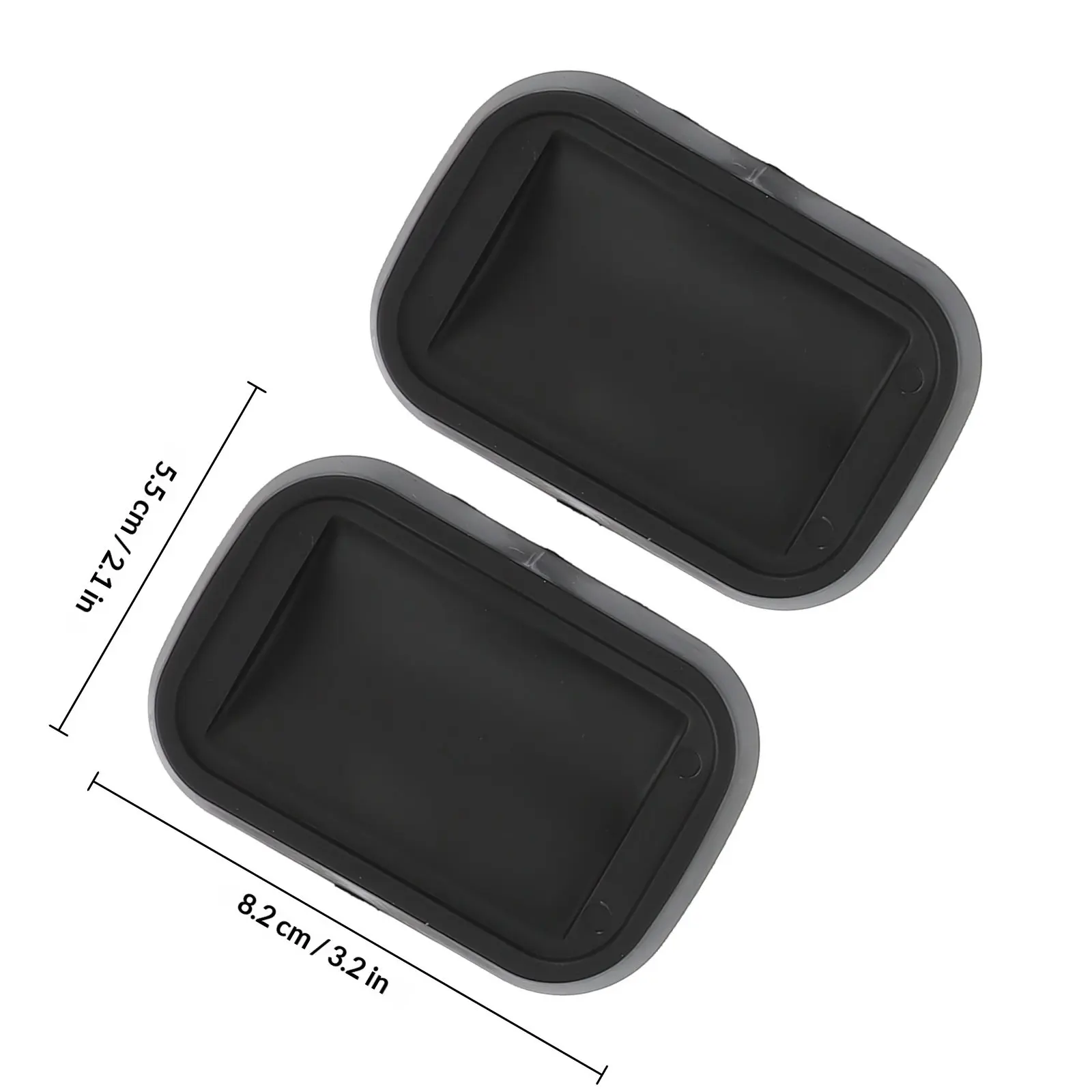 8Pcs Premium Non-Slip Rubber Furniture Leg Pads Anti-Friction Floor Protector for Washer Dryer Sofa Table Bed Noise Reduction