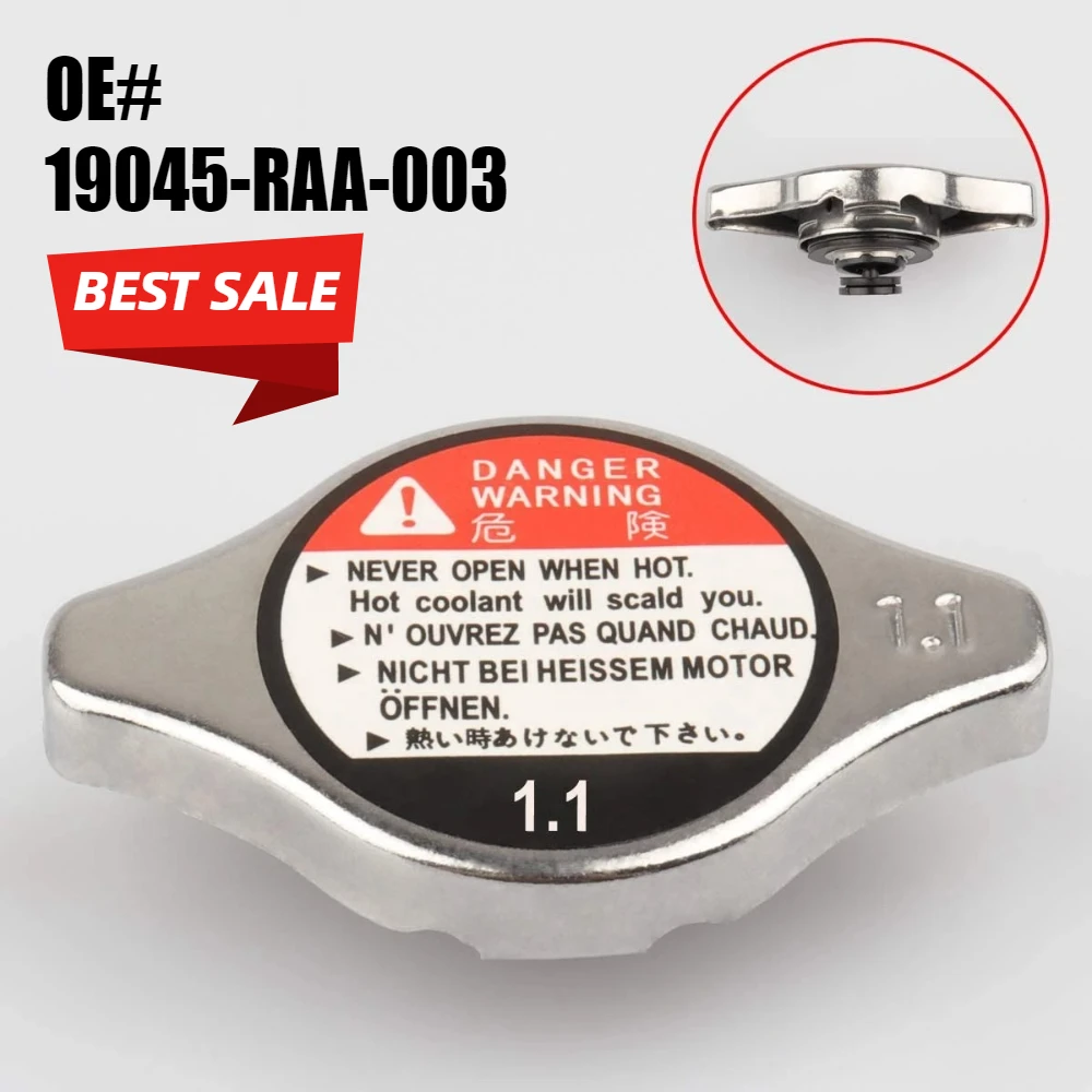 

AU34-Radiator Cap, Replace 19045-RAA-003,For Honda, Acura - Accord, Civic, CRV, Elements, Fit, Odyssey, Pilot, Ridgeline,