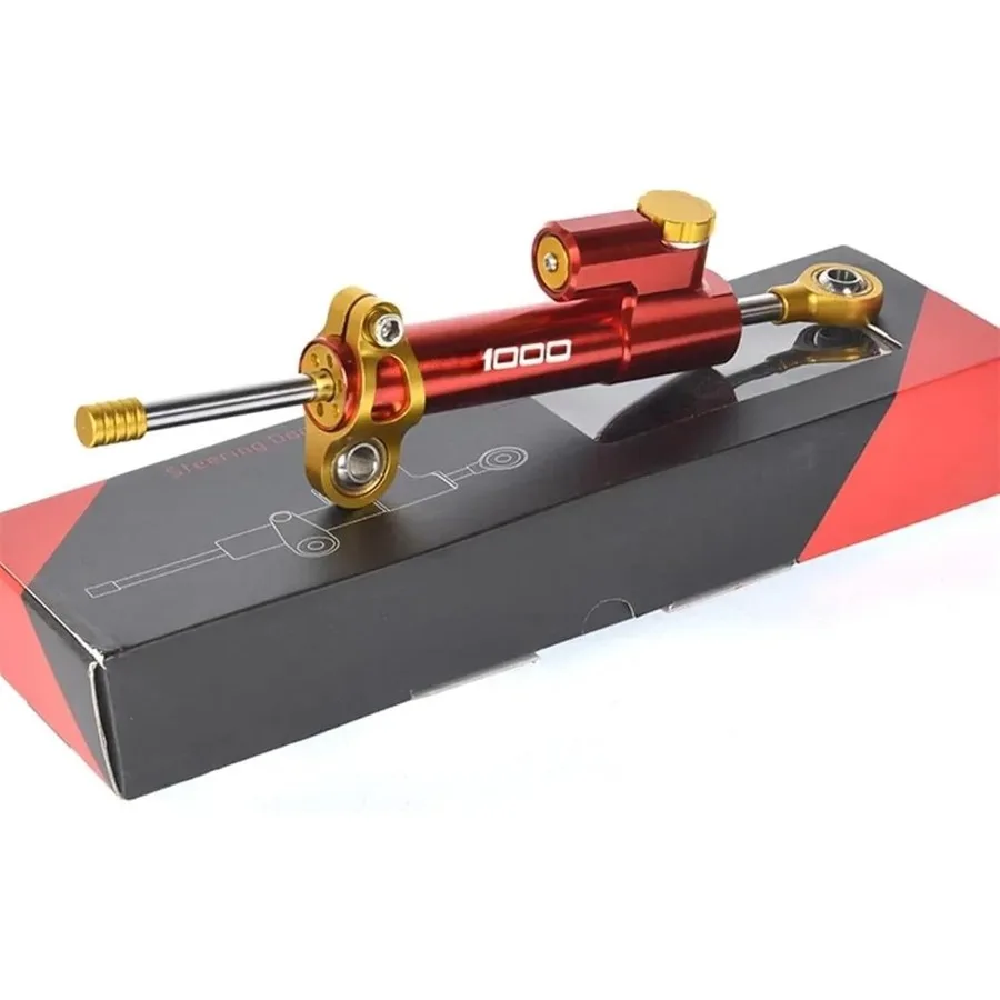 

Motorcycle Stabilizer for Kawasaki Z1000 20142019 Motorcycle Steering Stabilize Damper Bracket Mount with Red Gold Finish for E