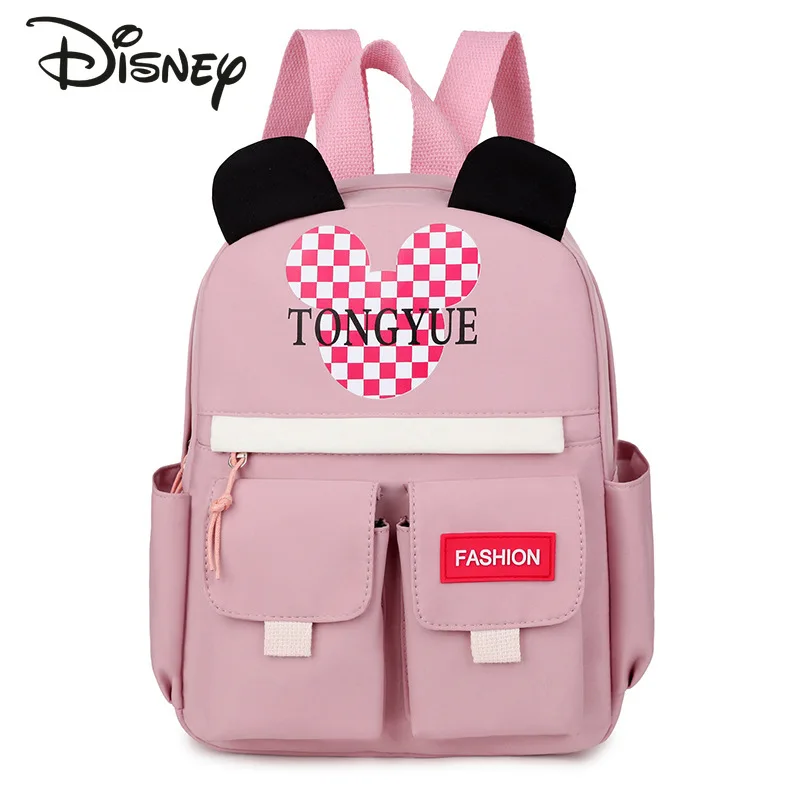 Disney Mickey New Children's Backpack Fashion High Quality Student School Bag Cartoon Large Capacity Children's School Bag