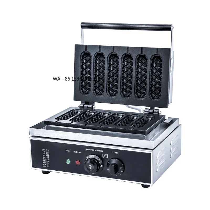 

Высококачественная вафельница с хрустящей палочкой, коммерческая блинница, равномерное отопление, эффективное антипригарное покрытие, вафельница