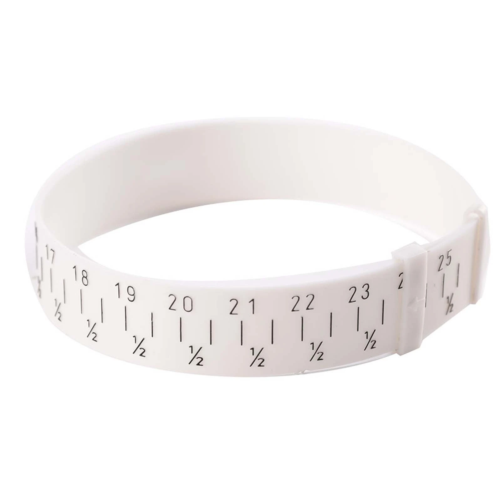 Plastic Bracelet Bangle Gauge Sizer Jewelry Measure Wrist Size Tool 15-25cm