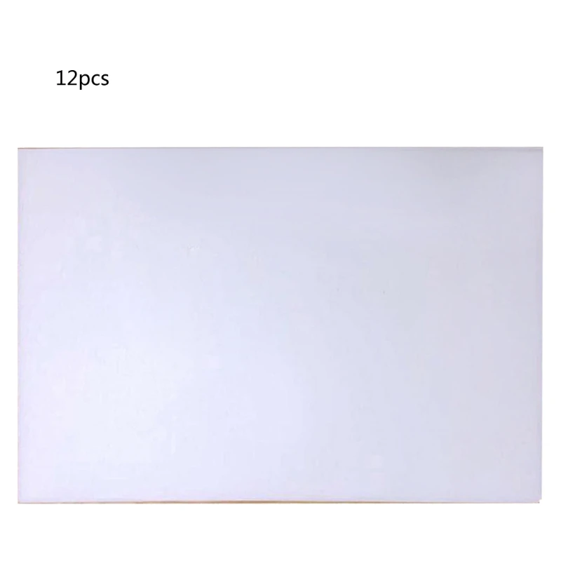 12Pcs Shrink Dink Sheets Shrink Film Sheets Sanded Shrink Plastic Sheet Luminous Dropship