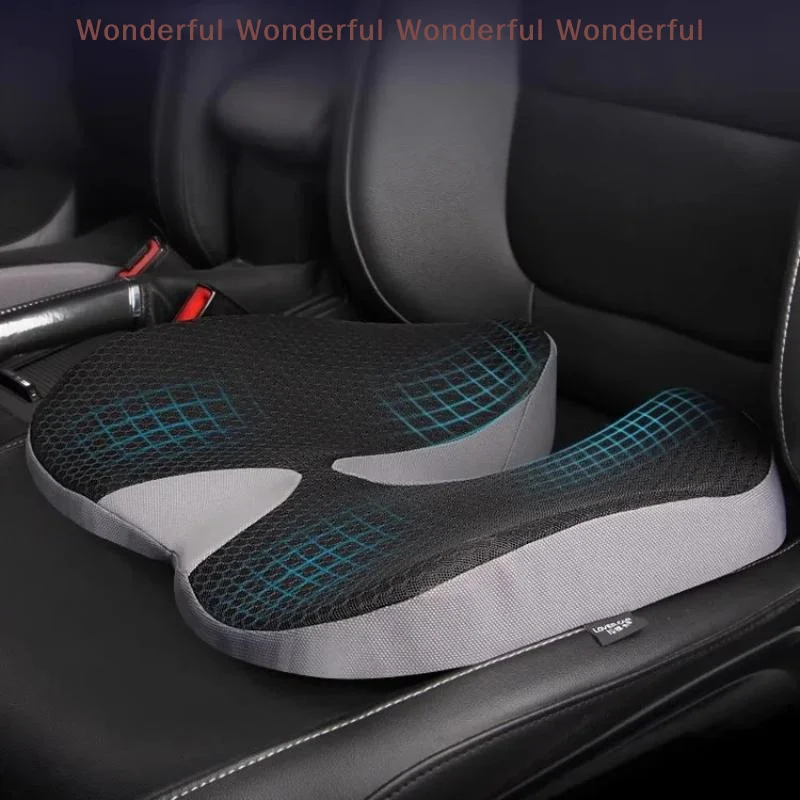 

Memory Foam Tailbone Cushion Non Slip Support for Sciatica Prostate Suitable for Office Travel