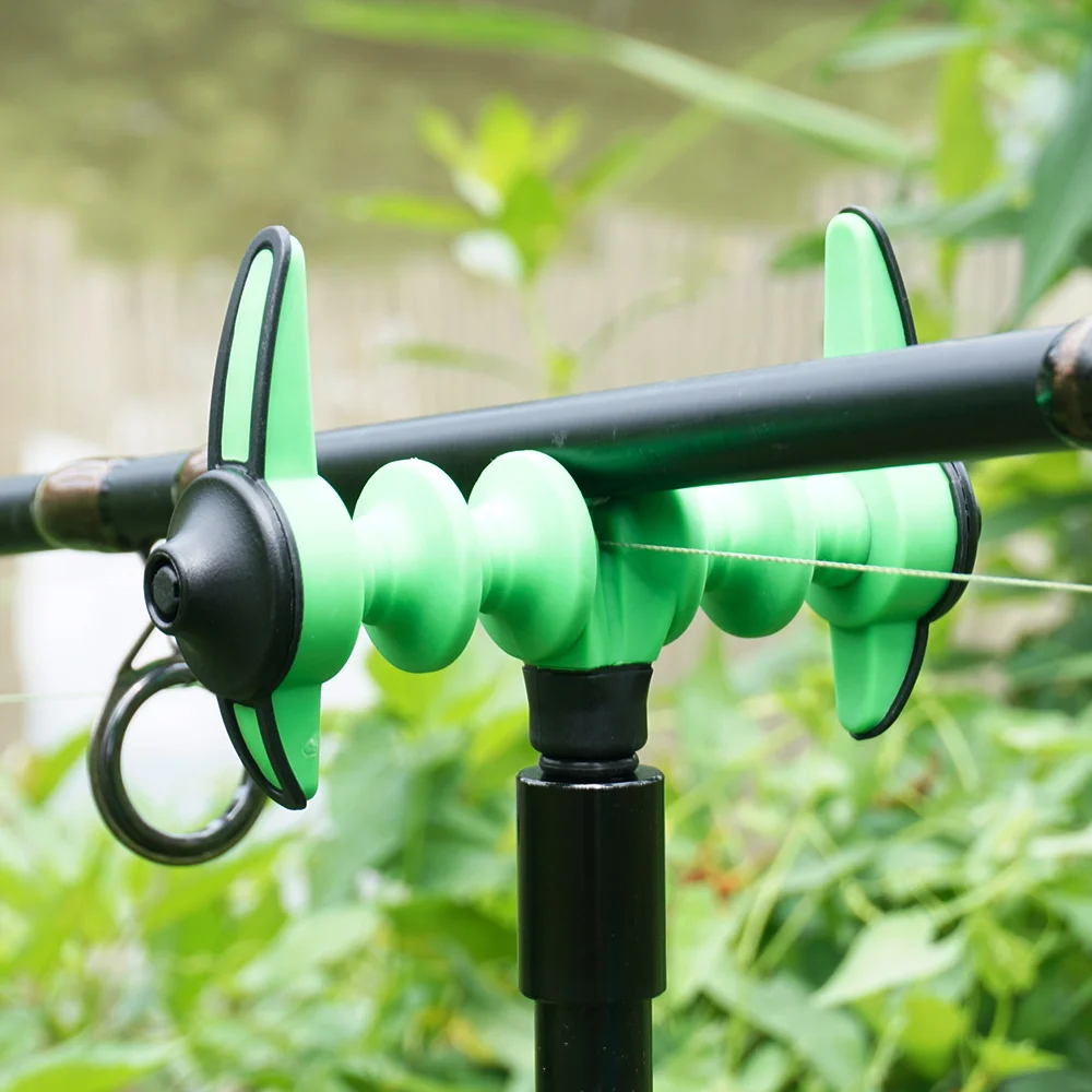 1pcs Adjustable Non-Slip Fishing Rod Rest Head, Rotating Feeder Pod Holder Bracket for Carp Fishing, Secure Stability Rod Stand