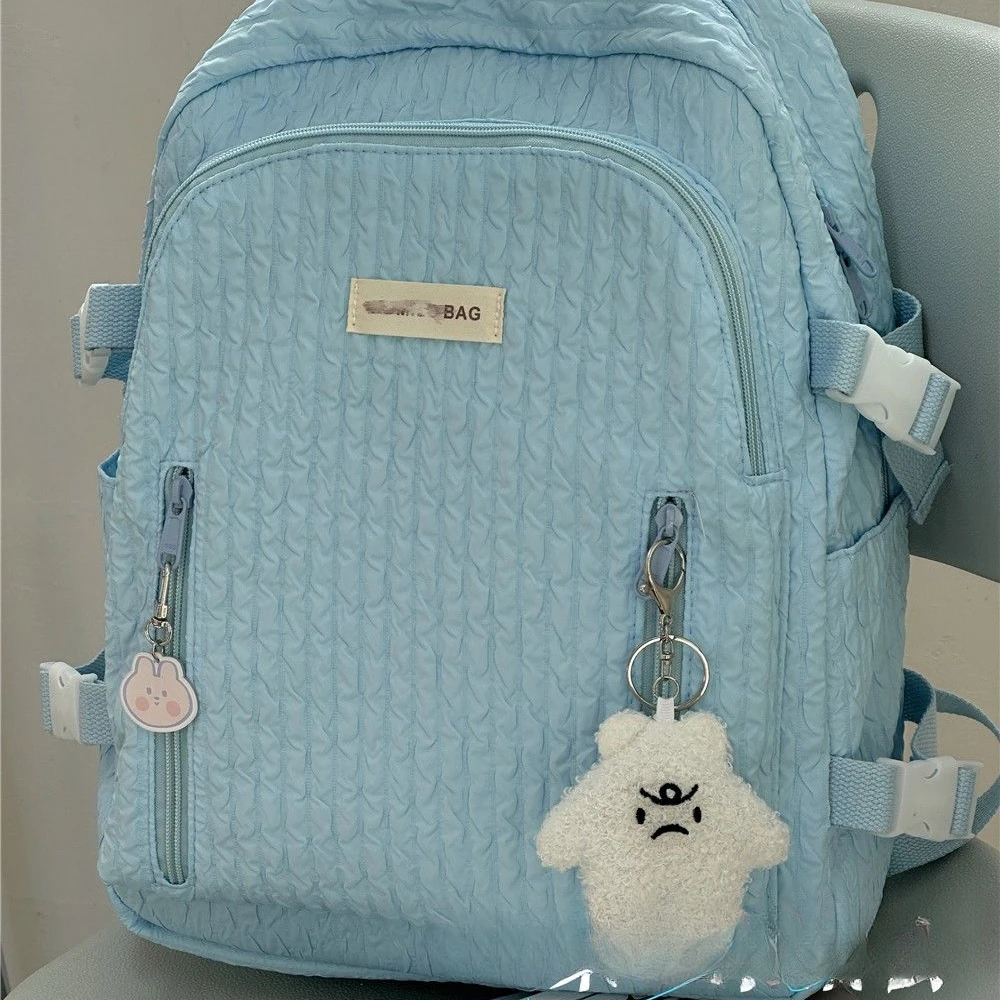 Estilo japonês mochila feminina harajuku meninas doce kawaii grande capacidade portátil multi-função sacos de escola all-match chique novo