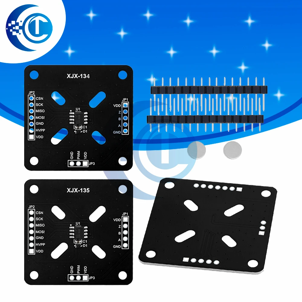 MT6701CT/MT6816CT Magnetic Encoder Evaluation Kit with 42-Stepper Motor PWM Control module  for arduino