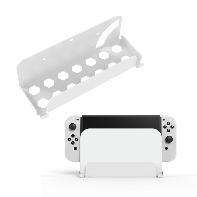 

Game Console Wall Mounted Holder Bracket For Switch/Switch OLED Host Handle Hanger Wall Mount Storage Rack