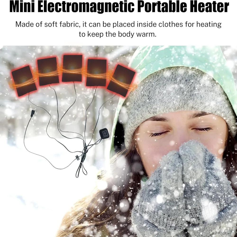 Heater Snow Removal Device Snow Melting Heating Elements Mini Electromagnetic Heater Defrosting and Warming