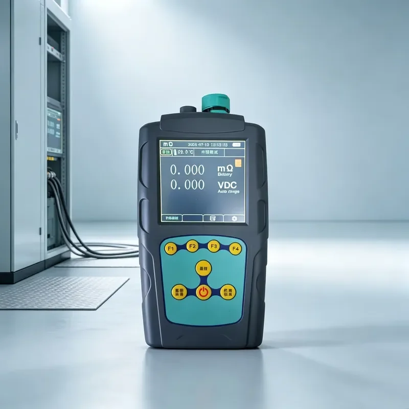High Resolution Touch Screen / LCD Display Battery Tester Battery Capacity Conductance Tester Battery Internal Resistance