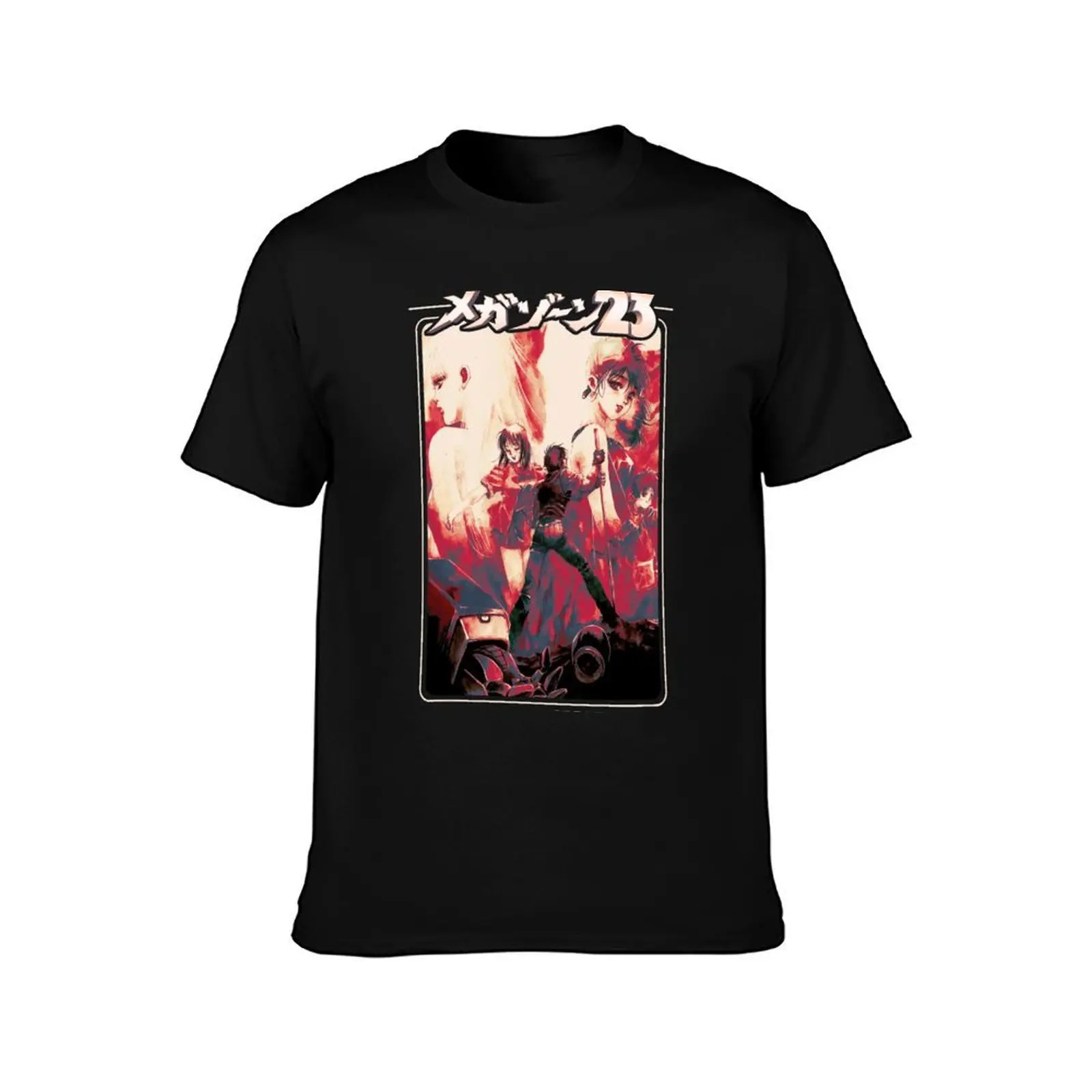Megazone 23 Custom Laserdisc Logo - V1 T-Shirt Everyday Wear Basic Short Sleeve Top T-Shirt