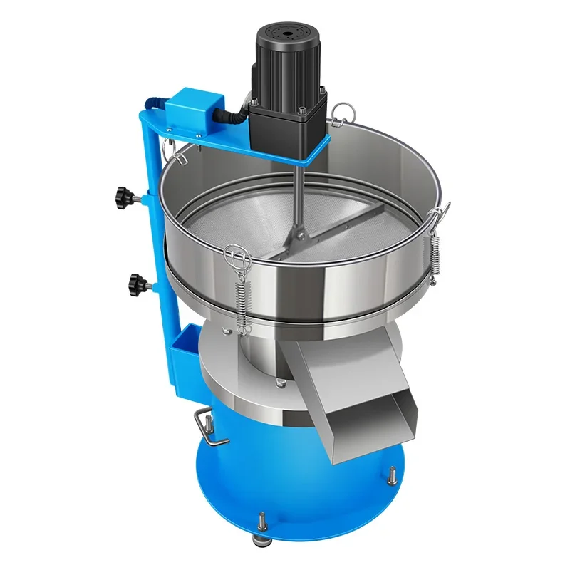 Small Table Top Automatic Vibrating Sifter Shaker Machine Industrial Food Processing for Powder With Stirring Function