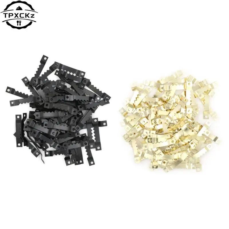 100pcs Saw Tooth Sawtooth Hanging Picture Photo oil Painting Mirror Frame Hanger Hook