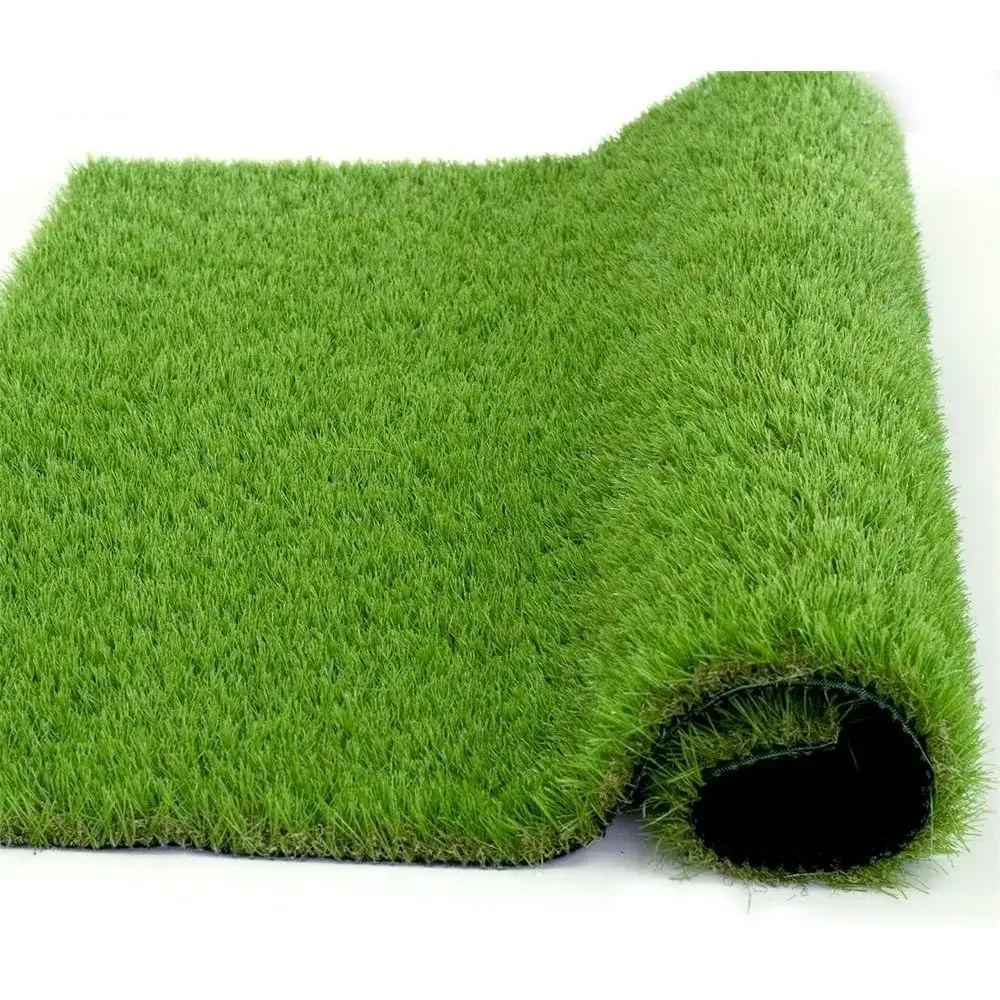 7x20ft Synthetic Grass Mat, 1.38 Thick, Realistic Look, Drainage Holes, Ideal for Indoor/Outdoor Use: Balcony, Backyard, Patio,
