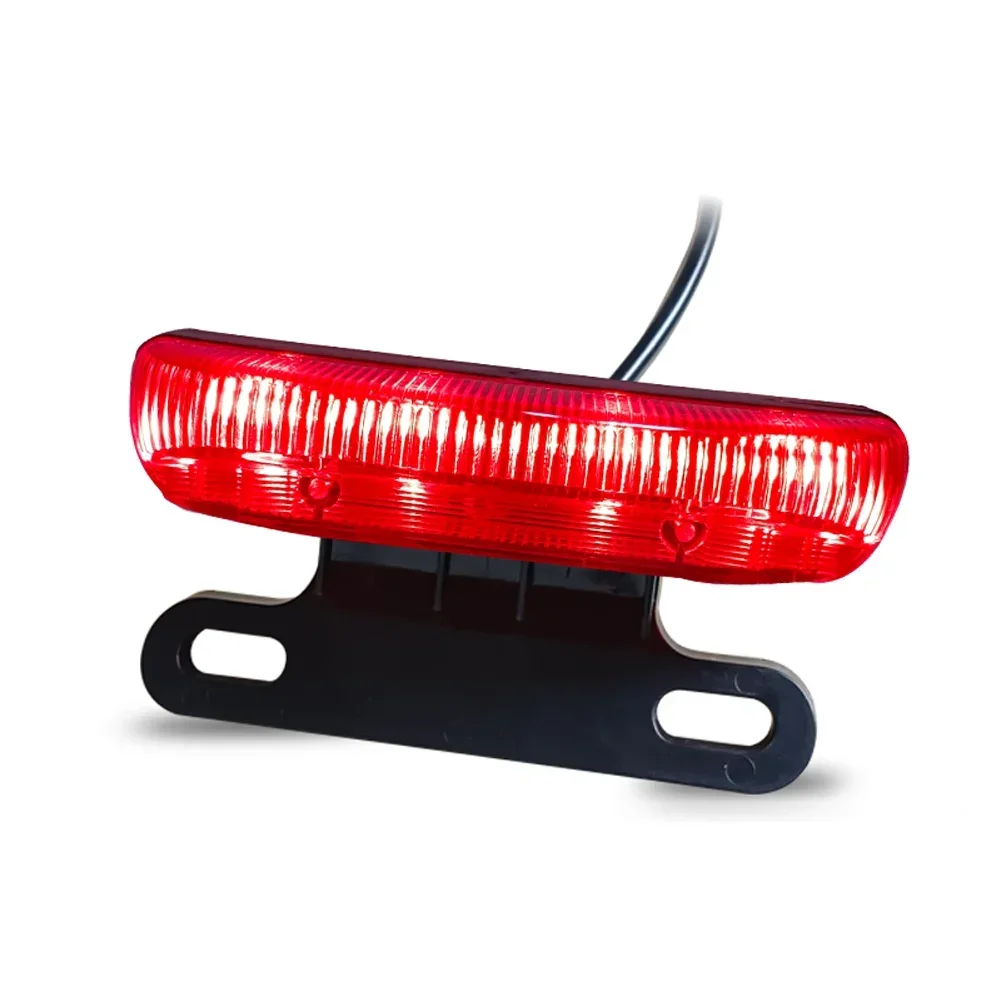 36-48V Ebike Rear Brake Light Tail Light Safe Warn Lamp SM Connector Taillights Electric Bicycle Accessories