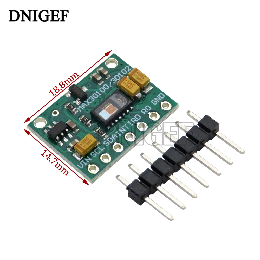 Mała moc MAX30100 MAX30102 czujnik tętna tabliczka zaciskowa dla Arduino moduł czujnika tlenu we krwi pulsoksymetr MAX30100