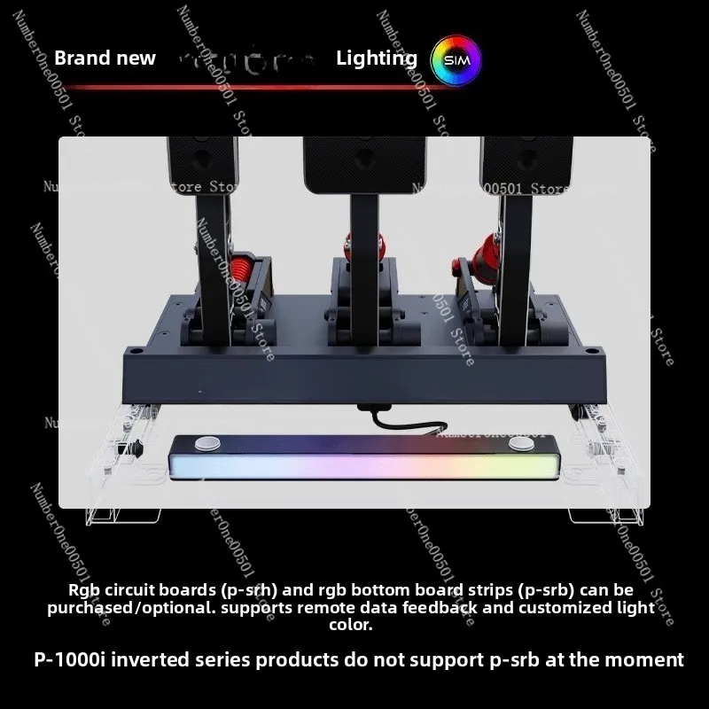 

Цельнометаллическая гидравлическая педаль тормоза для симуляторов гонок с виброотдачей, модульная конструкция, совместима с гоночными рулями P1000-RS