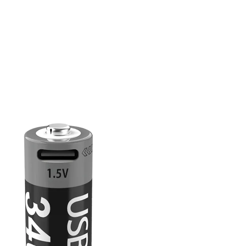 For Hunting Camera Remote Control Mouse Smart Door Lock Microphone 1.5V AA 3400mAh USB Type-C Rechargeable Lithium Battery 8Pcs