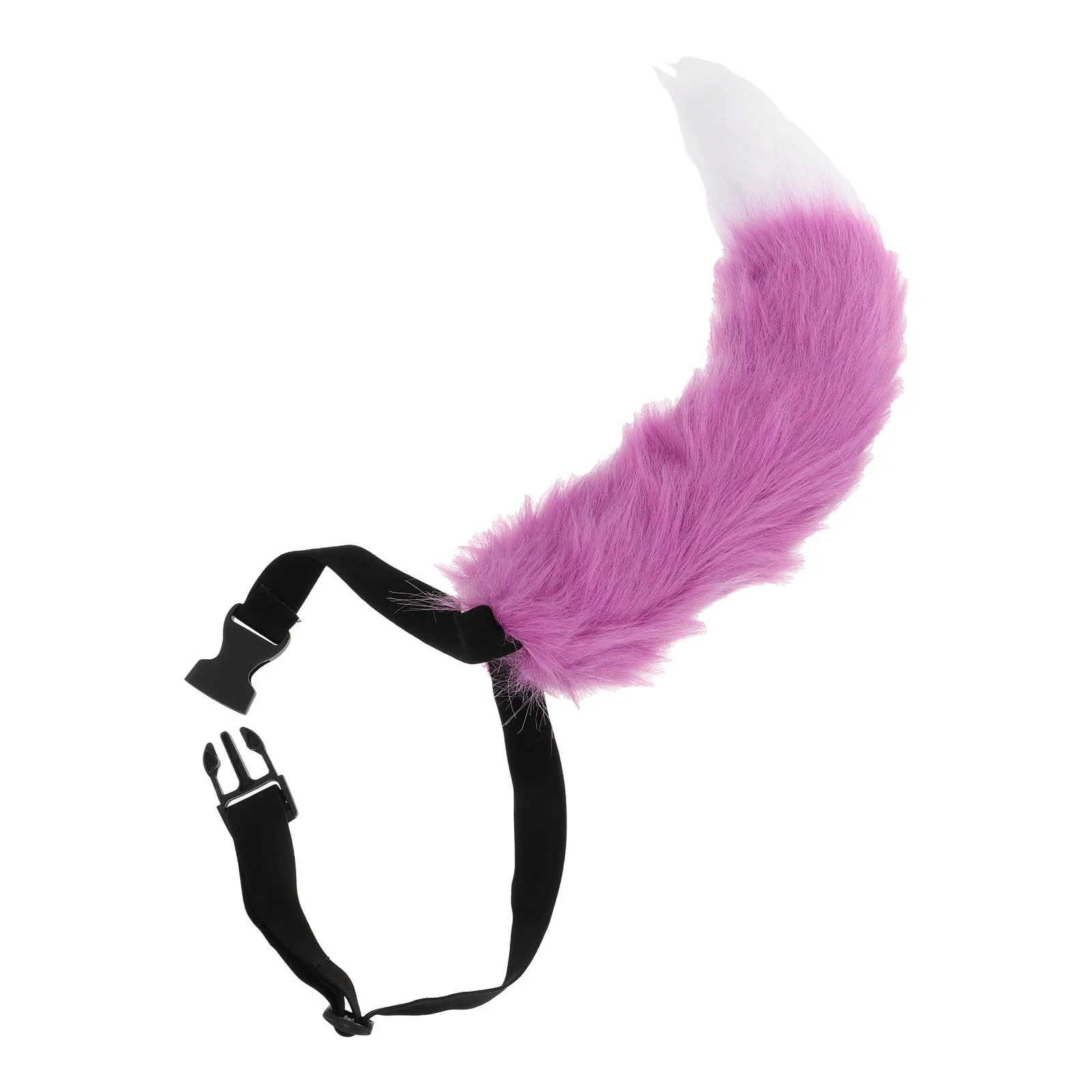 

Artificial Foxes Tail Faux Fox Costume Halloween Party Prop Cosplay Supplies Purple Simulated Fox Tail Easy Use Long