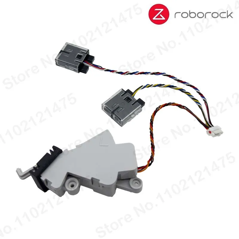 Original Topaz SC Left Right Cliff Front Impact Bumper Assembly Kits For Roborock S7 Max Ultra Vacuum Cleaner Cliff Sensor Parts