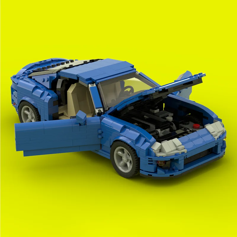 Moc قوالب بناء وحدات MK4 1993 بطل سرعة السيارات نموذج التكنولوجيا وحدات سوبر كتل السيارات عيد الميلاد مجموعة لتقوم بها بنفسك لعبة الهدايا #5