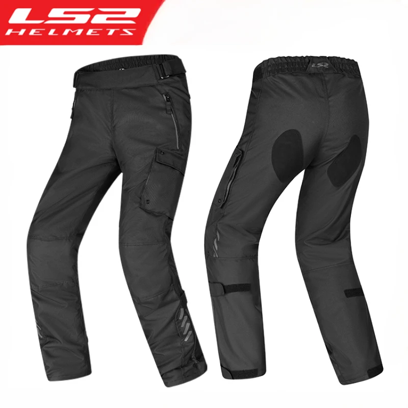 LS2 Winter Motorcycle Pants Anti-fall Motorcycle Quick Disassembly Quick Wear Waterproof Warm Quick Off Pants for Men and Women