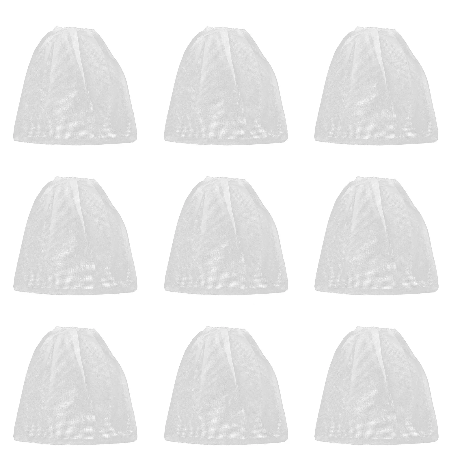 

10Pcs Nail Dust Collector Bags Non-Woven Fabric Durable Easy Install Nail Art Vacuum Cleaner Pouch Dust Collector for Manicure