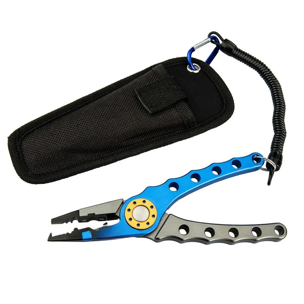 

Luya pliers cross-border foreign trade sea fishing aluminum tungsten steel blade professional Luya pliers open pliers