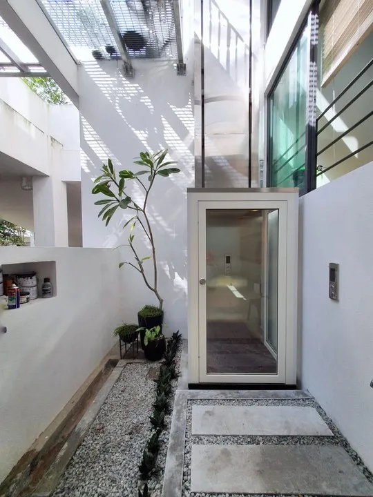 Front 2 floors household elevator lift factory supply manufacturing price household villa hydraulic lift
