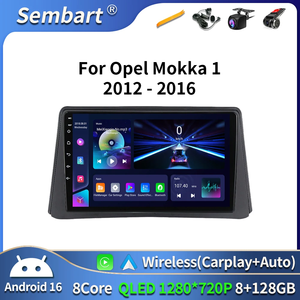 

Android Car For Opel Vauxhall Mokka 2012 - 2016 For Buick Encore 2013 - 2019 Auto Radio Multimedia Player Camera Navigation WIFI