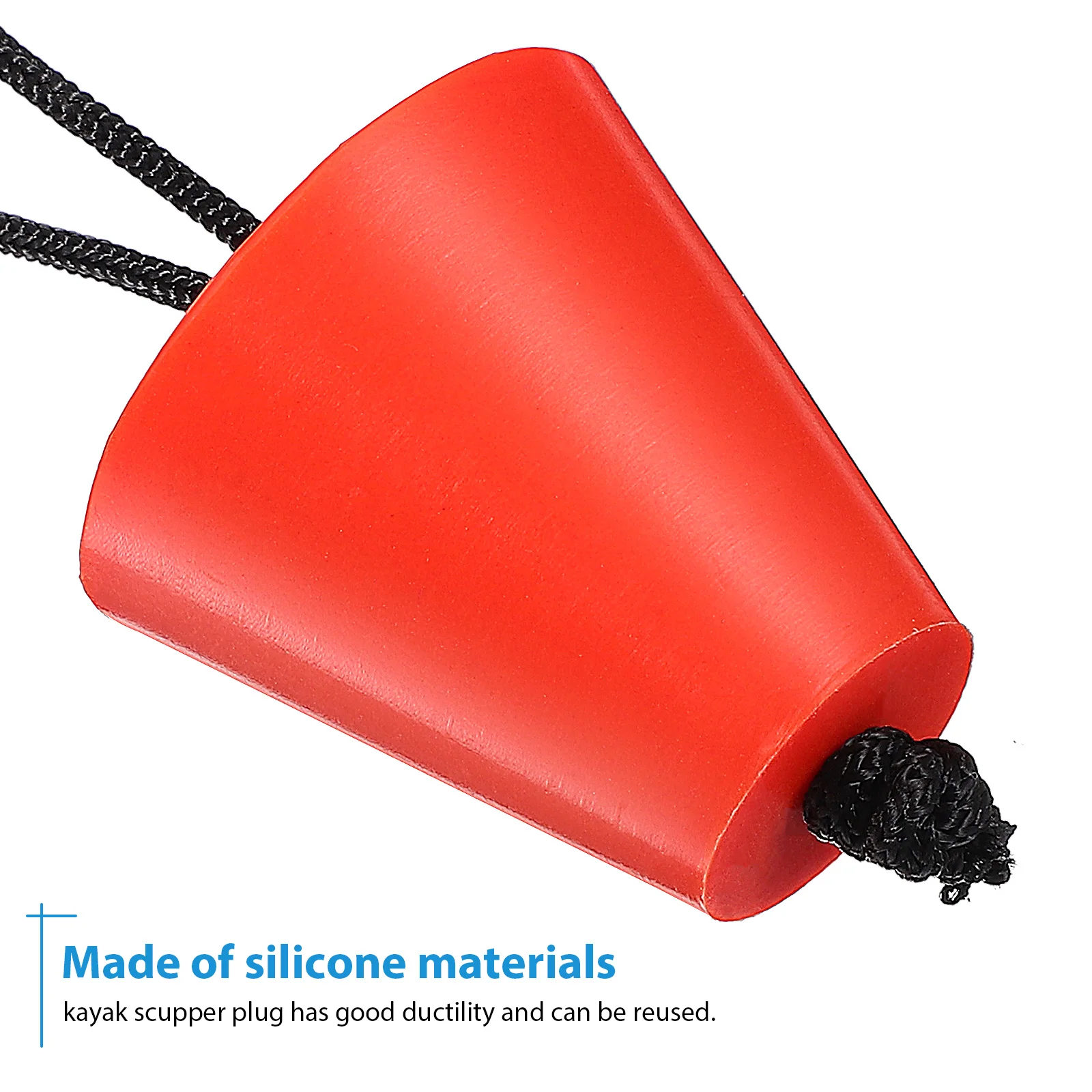 

6Pcs Silicone Kayak Scupper Plugs Reusable Drain Hole Stoppers Tight Fit Kayak Accessories Canoe Scupper Plug Silicone Stoppers