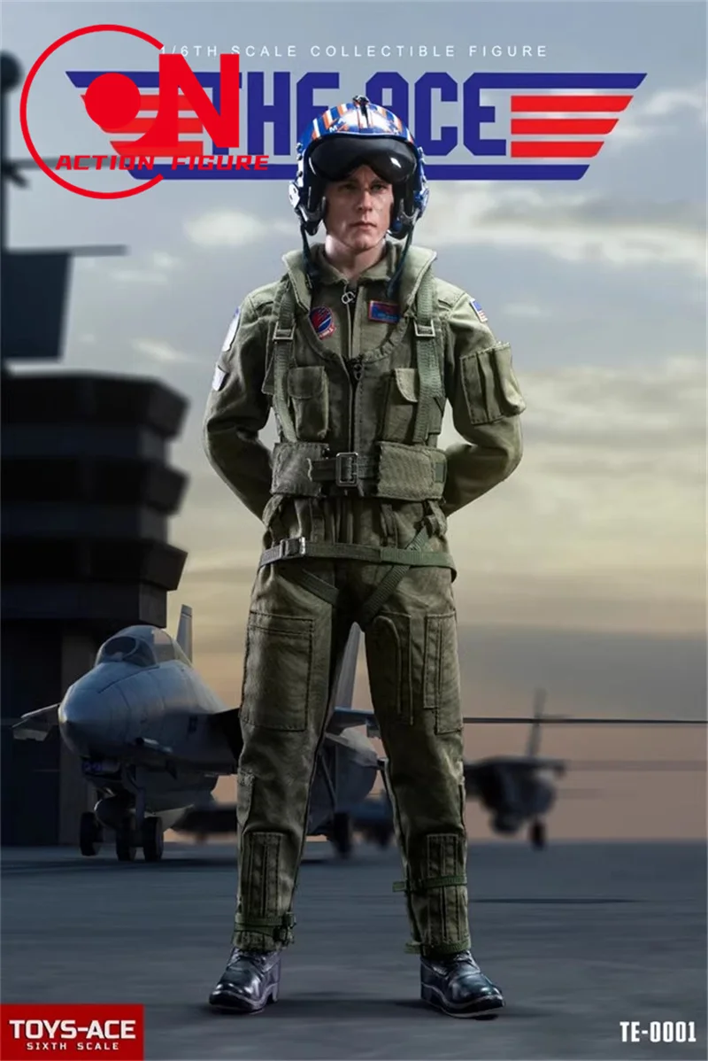 TOYS ACE TE-0001 1/6 Scale Collectible Ace Pilot Tom Cruise 12Inch Male Solider Action Figure Model Toys for Fans