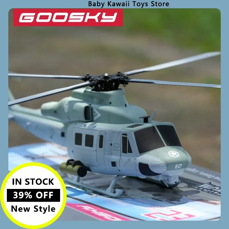 

Goosky Uh-1y Venom Helicopter Model Realistic Huey Simulation Machine 3d Stunt Toy For Kids And Adults With Gutian Technology