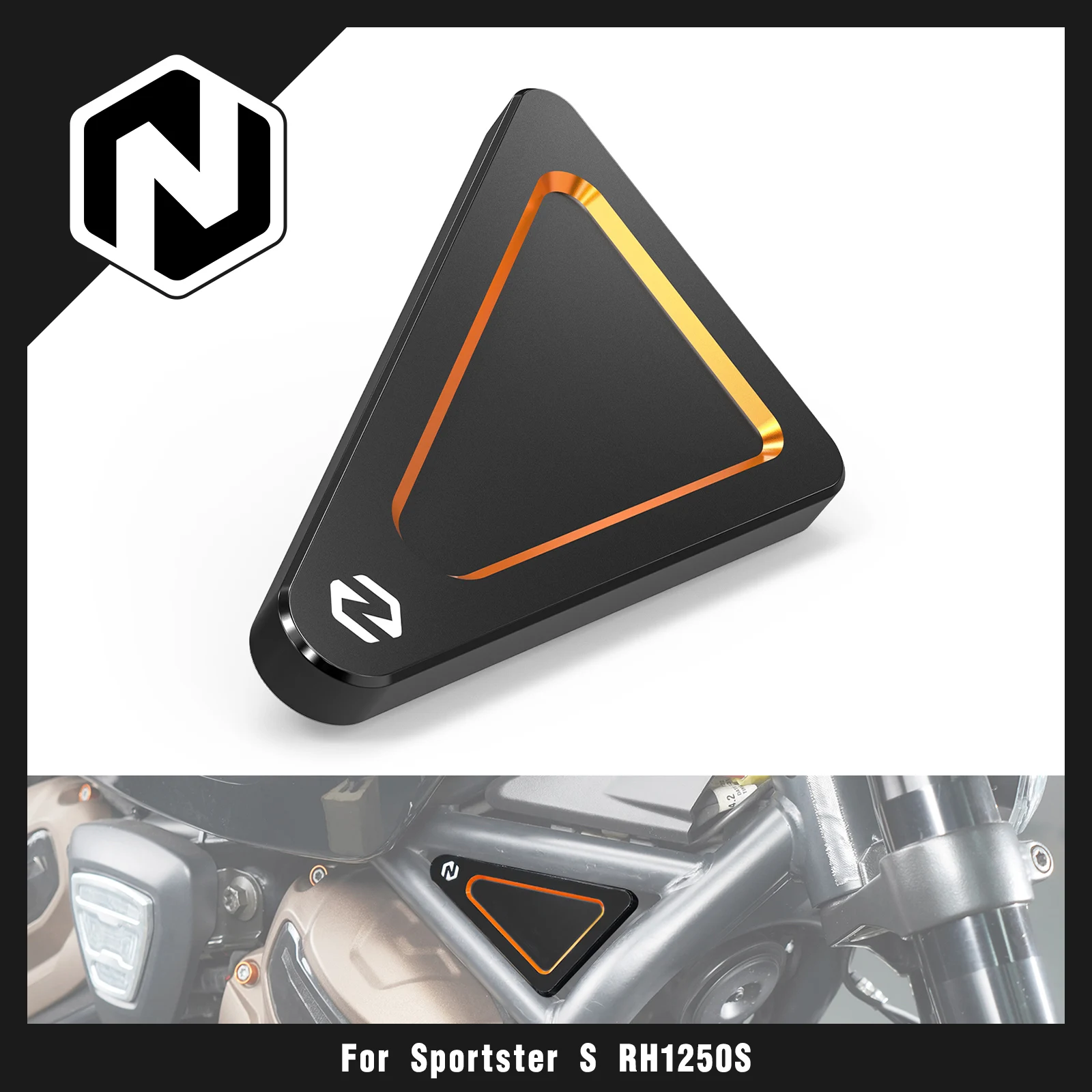 

For Harley Sportster S RH1250S 2021-2024 Right Side Cover Front Frame Cover Nightster RH975 2022-2024 Special RH975S 2023-2024