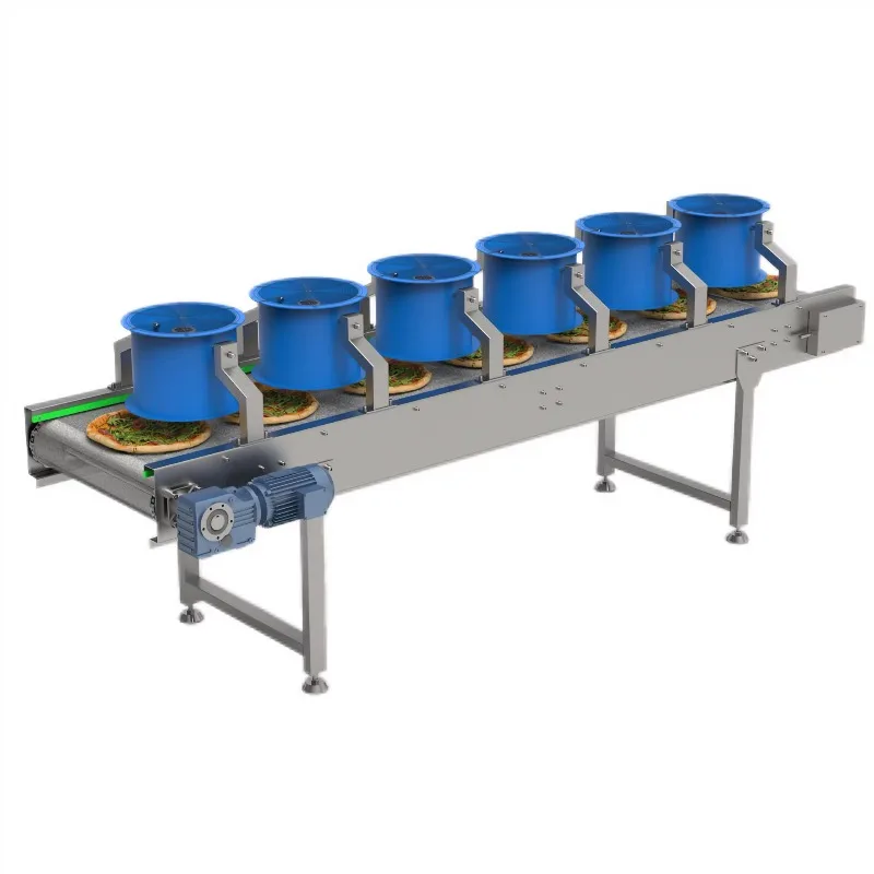 Carbon & Stainless Steel Multi-Layer Cooling Conveyor System for Biscuit, Pastry & Snack Production customize