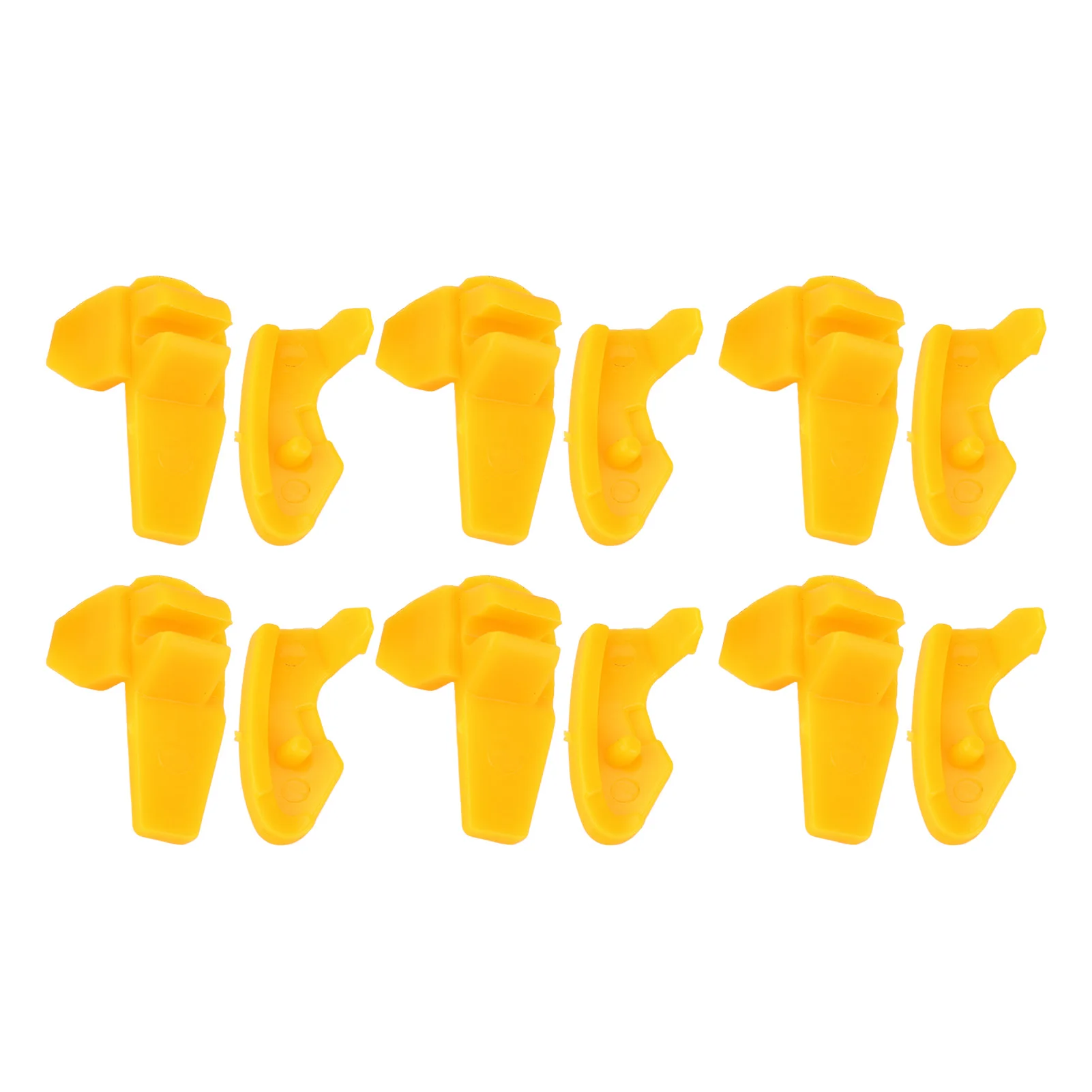 6 أزواج من رؤوس البط لتغيير الإطارات، واقي حافة العجلة المطاطي عالي الكثافة لآلة إزالة التركيب على الإطارات المضادة للخدش #5