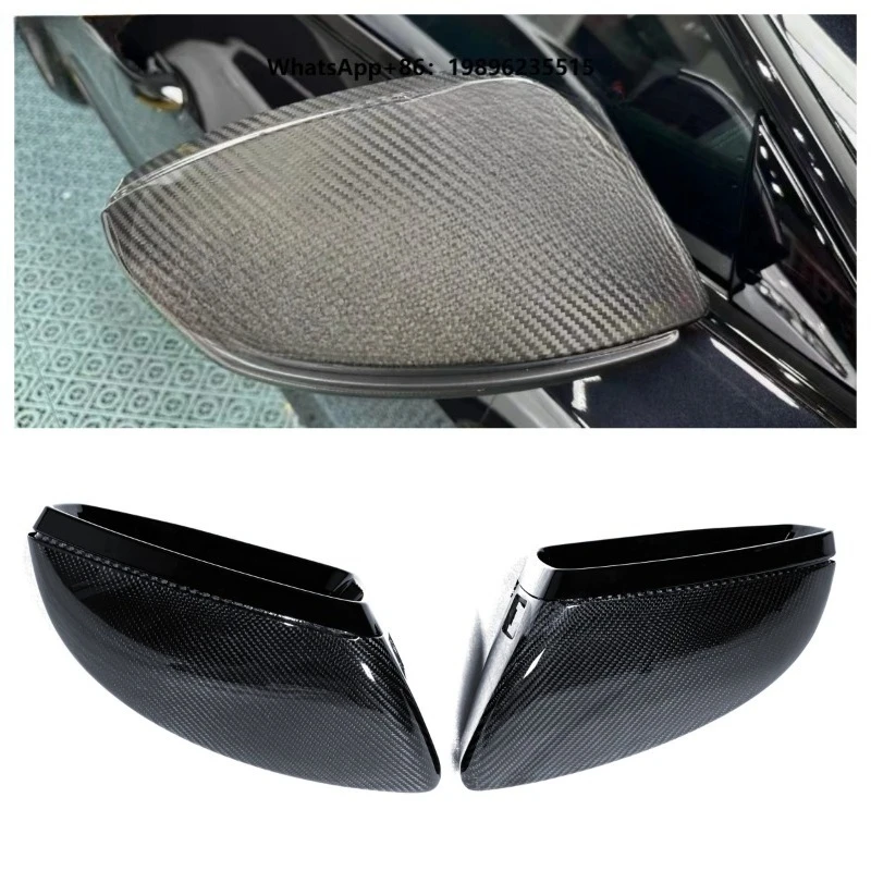 High Quality 19-23 Year Car Outdoor Rearview Mirror Cover Suitable for RS6/RS7 Dry Carbon Fiber Mirror Cover