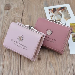 Brand Designer Small Wallets Women Leather Phone Wallets Female Short Zipper Coin Purses Money Credit Card Holders Clutch Bags